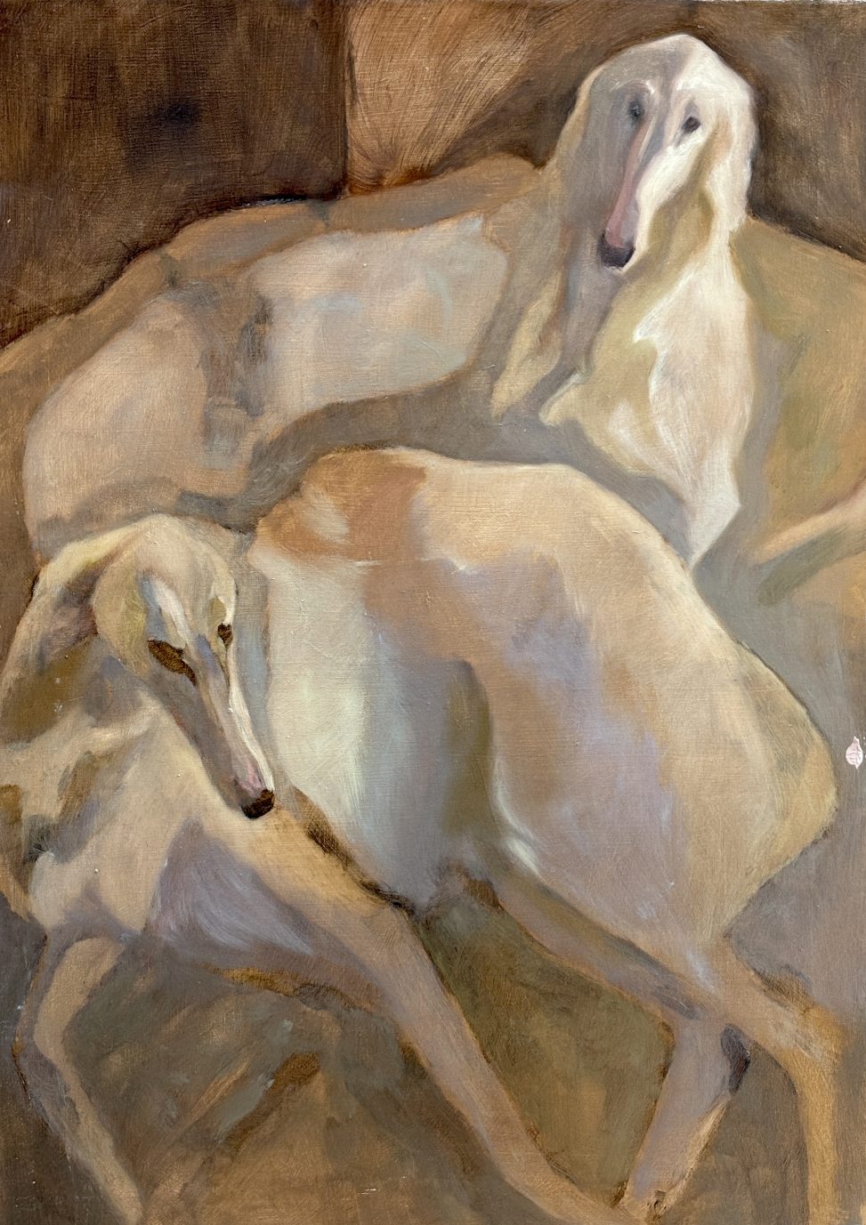 Concubines oil painting